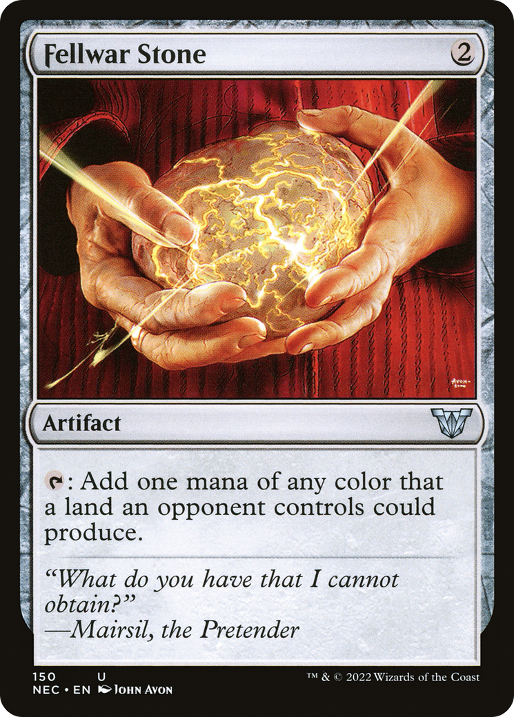 Image of Fellwar Stone [Kamigawa: Neon Dynasty Commander]