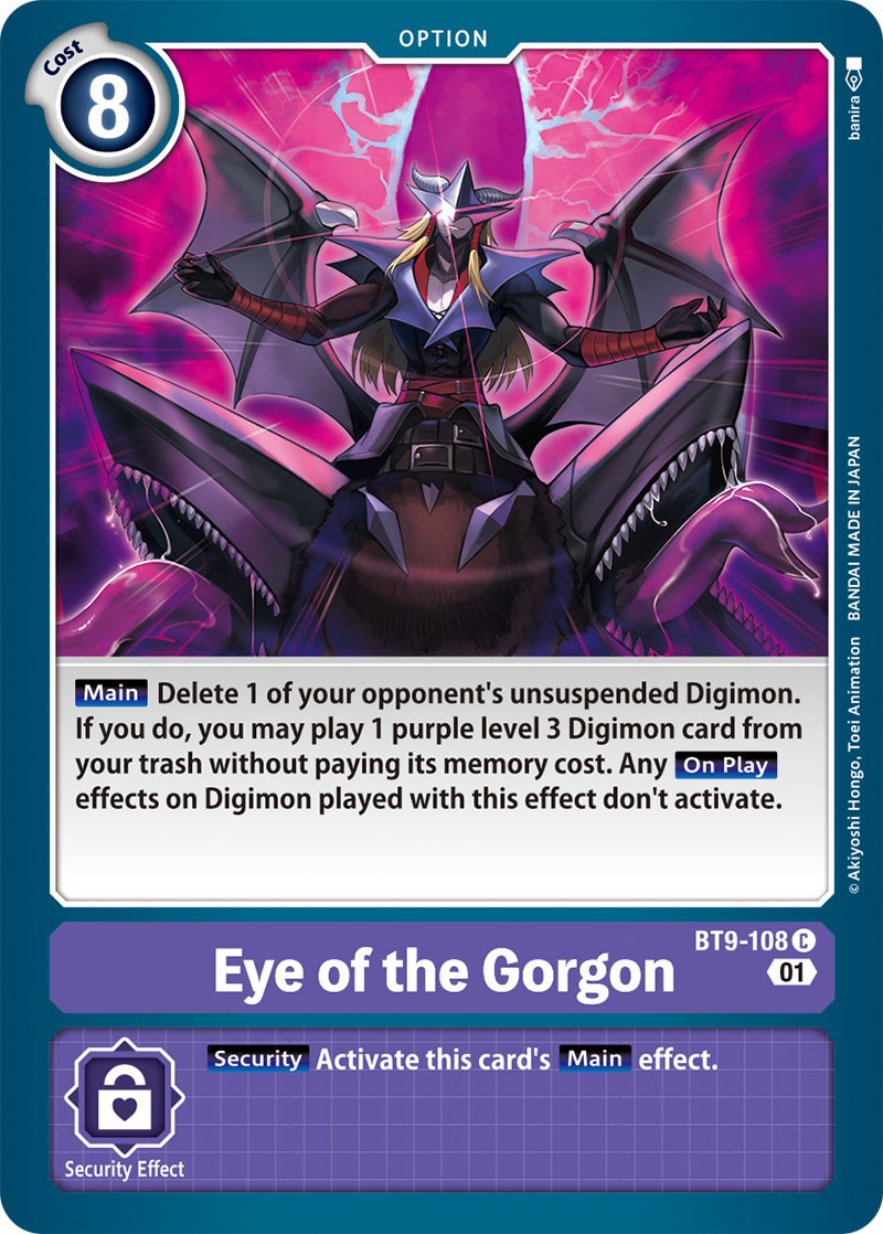 Image of Eye of the Gorgon [BT9-108] [X Record]