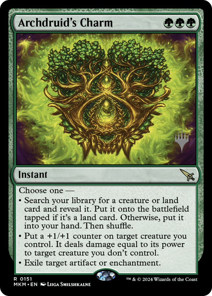 Image of Archdruid's Charm (Promo Pack) [Murders at Karlov Manor Promos]