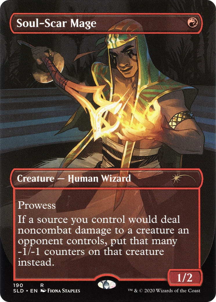 Image of Soul-Scar Mage (Borderless) [Secret Lair Drop Series]