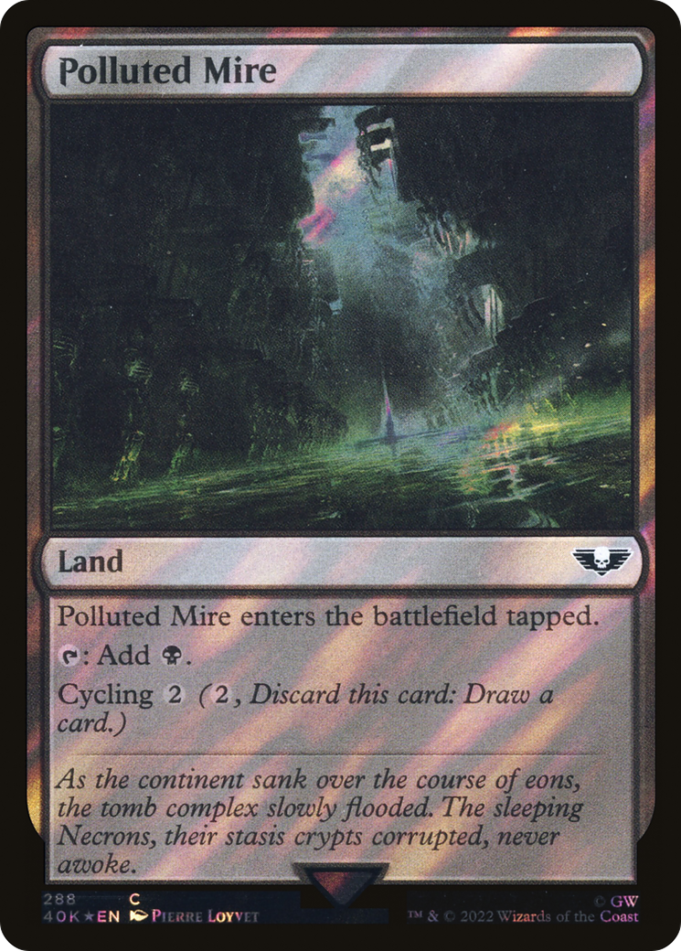 Image of Polluted Mire (Surge Foil) [Warhammer 40,000]