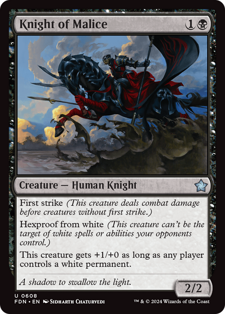 Image of Knight of Malice [Foundations]