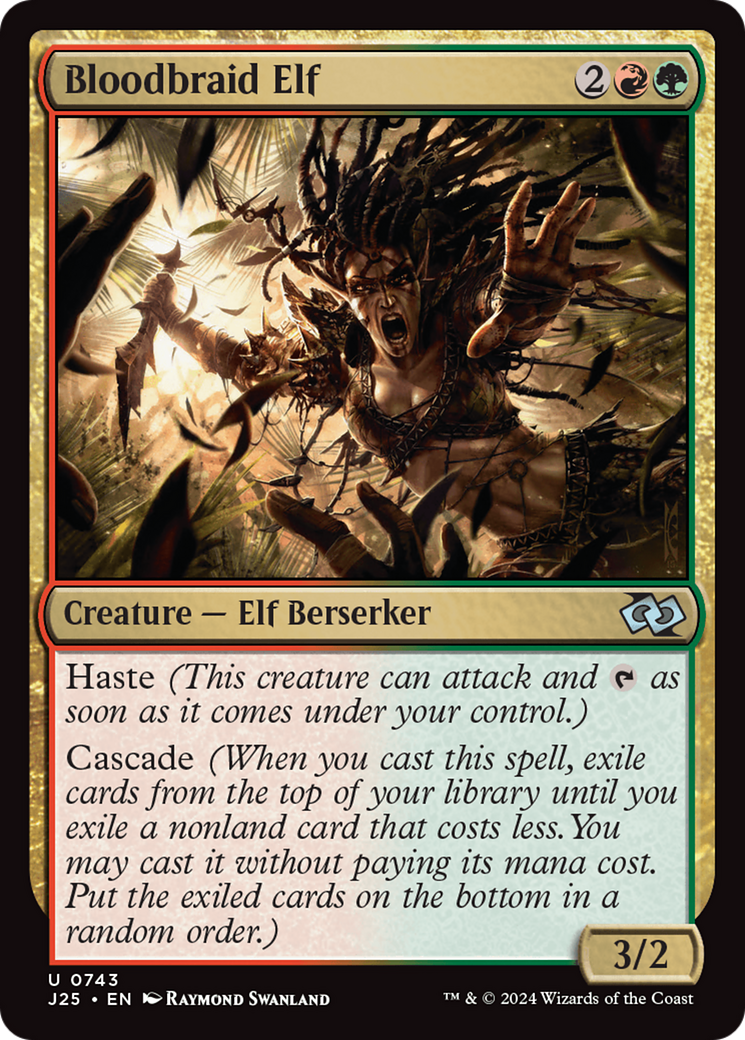 Image of Bloodbraid Elf [Foundations Jumpstart]