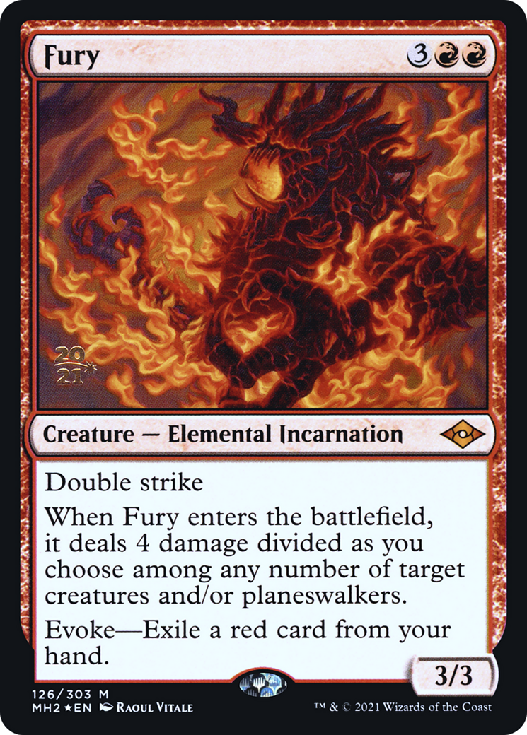 Image of Fury [Modern Horizons 2 Prerelease Promos]
