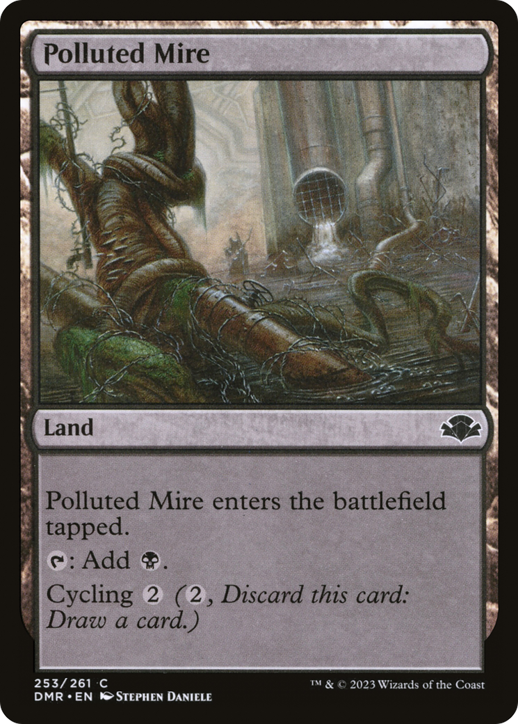 Image of Polluted Mire [Dominaria Remastered]