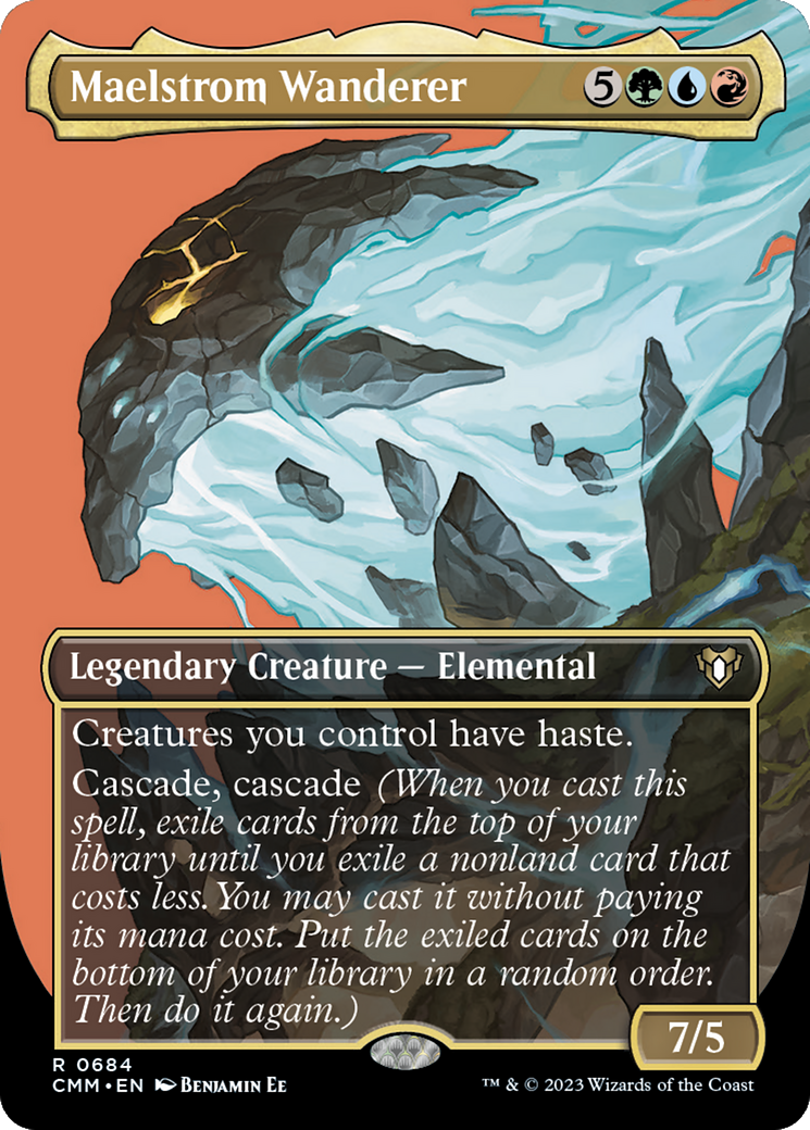 Image of Maelstrom Wanderer (Borderless Profile) [Commander Masters]
