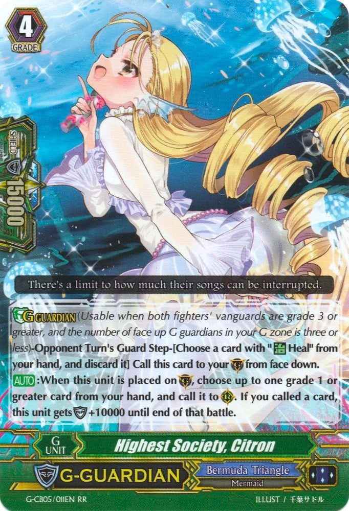 Image of Highest Society, Citron (G-CB05/011EN) [Prismatic Divas]