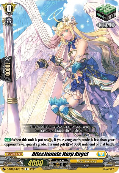 Image of Affectionate Harp Angel (D-BT09/051EN) [Dragontree Invasion]