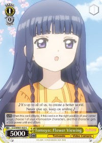 Image of Tomoyo: Flower Viewing (CCS/WX01-023 C) [Cardcaptor Sakura: Clear Card]