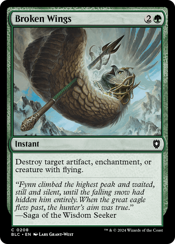 Image of Broken Wings [Bloomburrow Commander]