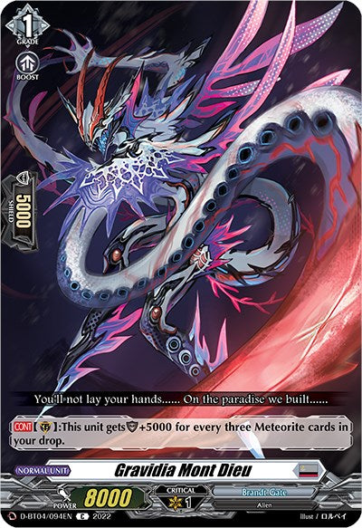 Image of Gravidia Mont Dieu (D-BT04/094EN) [Awakening of Chakrabarthi]