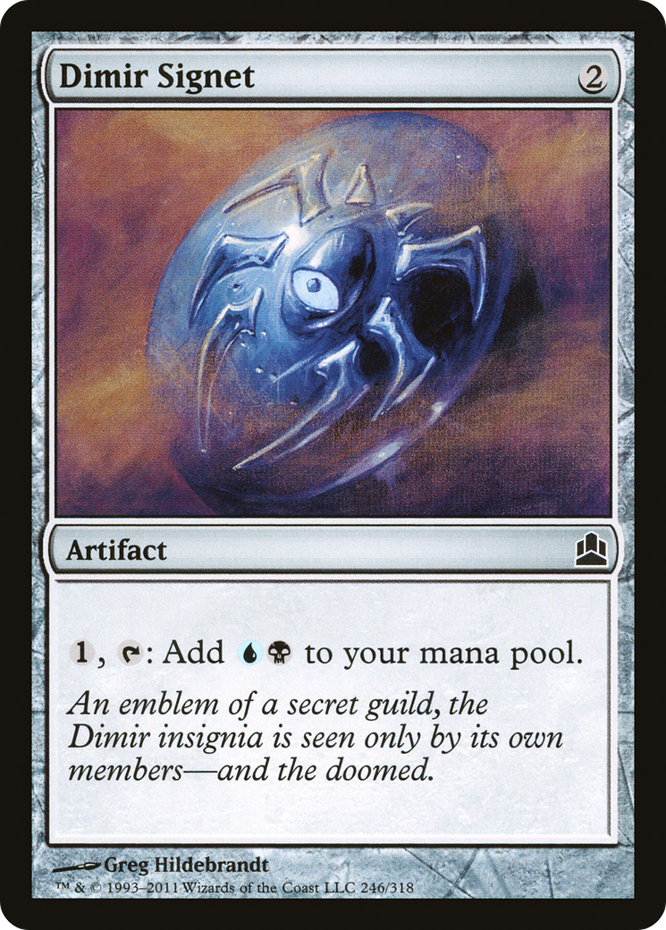Image of Dimir Signet [Commander 2011]