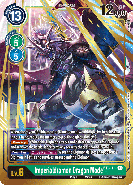 Image of Imperialdramon Dragon Mode [BT3-111] [Release Special Booster Ver.1.5]