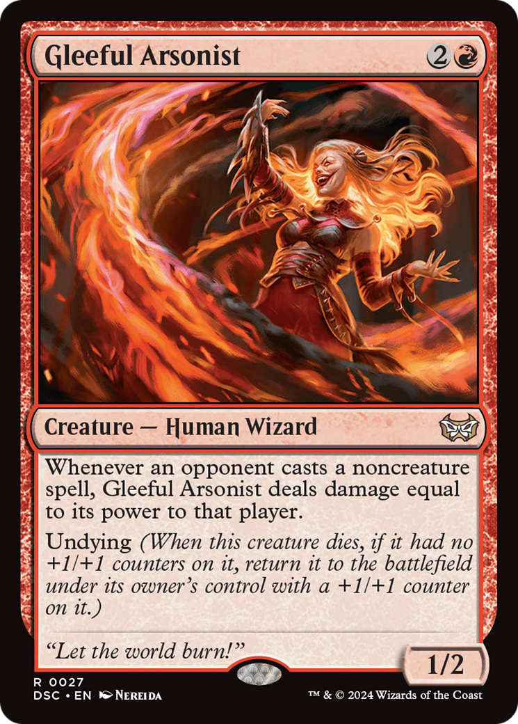 Image of Gleeful Arsonist [Duskmourn: House of Horror Commander]