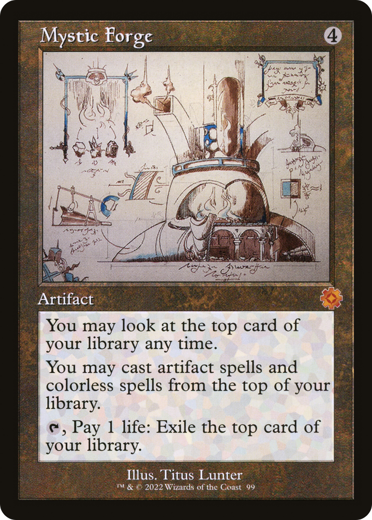 Image of Mystic Forge (Retro Schematic) [The Brothers' War Retro Artifacts]