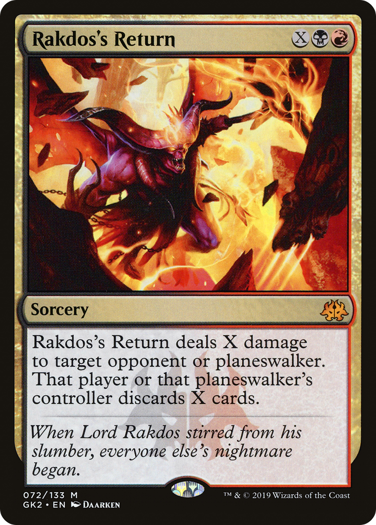 Image of Rakdos's Return [Ravnica Allegiance Guild Kit]