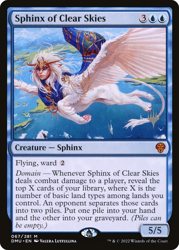 Image of Sphinx of Clear Skies (Promo Pack) [Dominaria United Promos]