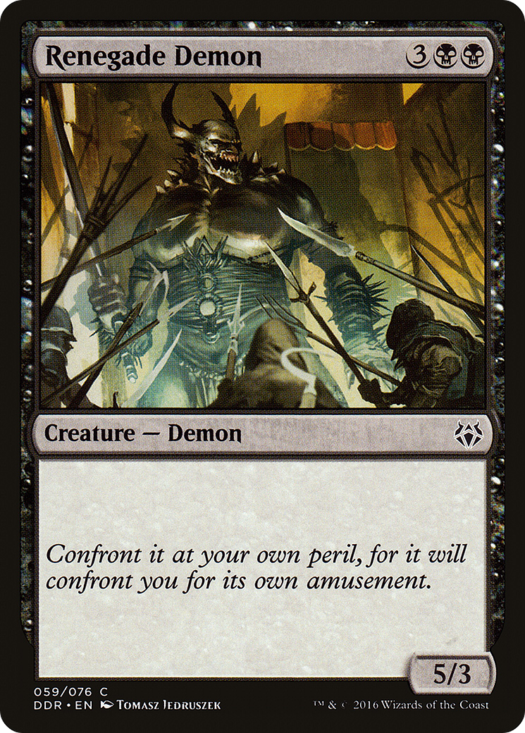 Image of Renegade Demon [Duel Decks: Nissa vs. Ob Nixilis]