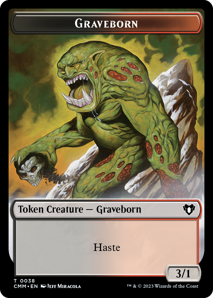 Image of Graveborn Token [Commander Masters Tokens]