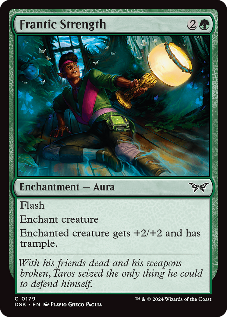 Image of Frantic Strength [Duskmourn: House of Horror]
