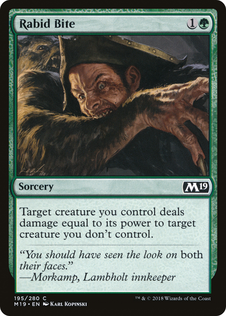 Image of Rabid Bite [Core Set 2019]