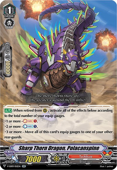 Image of Sharp Thorn Dragon, Polacanspine (V-EB09/012EN) [The Raging Tactics]