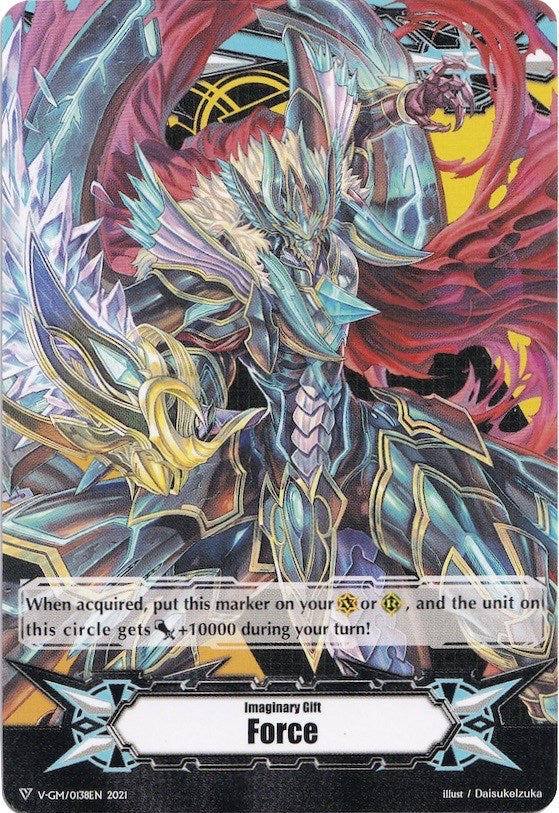 Image of Imaginary Gift [Force] // [Imaginary Gift [Force II] Double-sided Gift Marker - Revenger, Raging Form Dragon (V-GM/0138EN) [Gift Markers]