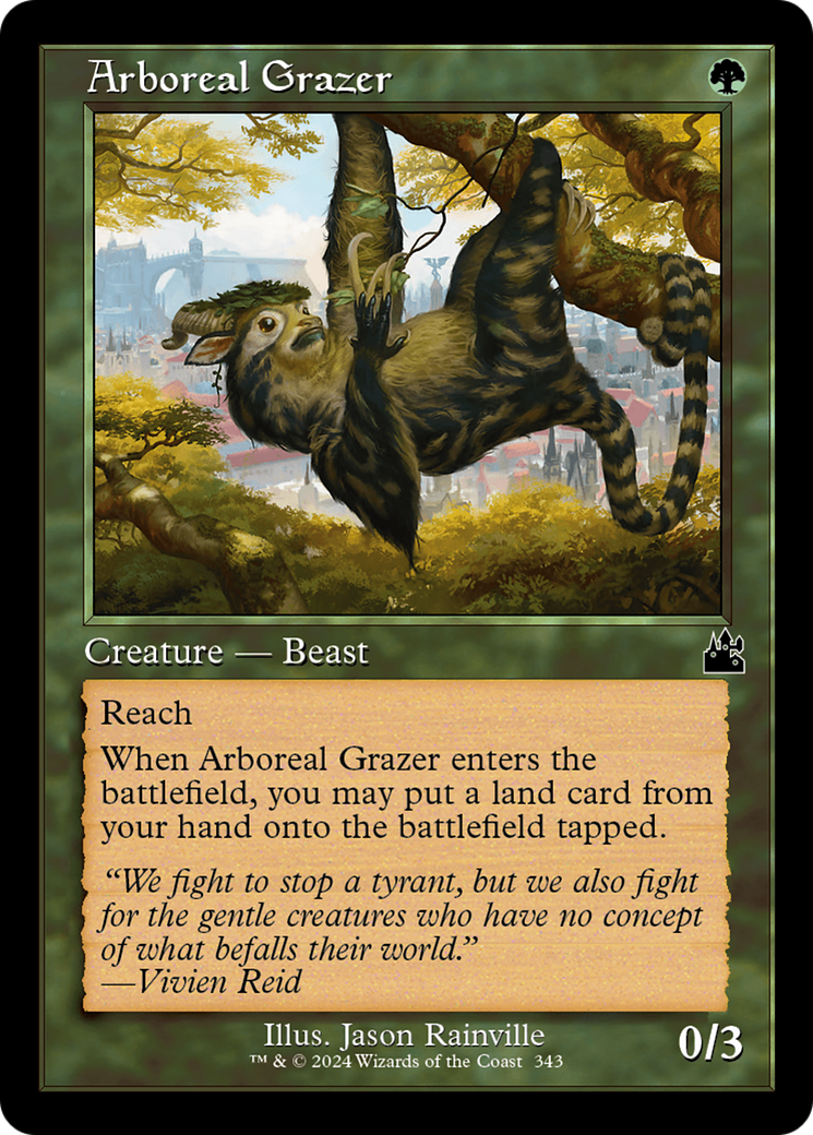 Image of Arboreal Grazer (Retro Frame) [Ravnica Remastered]