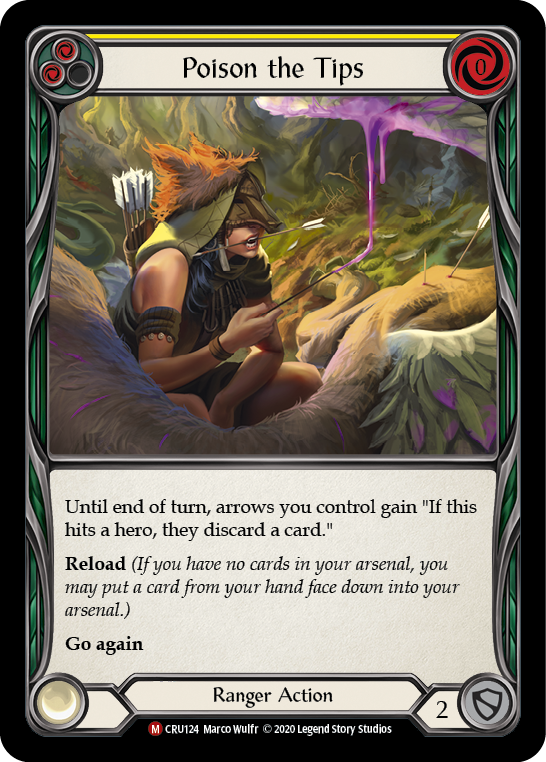 Image of Poison the Tips [CRU124] (Crucible of War)  1st Edition Rainbow Foil