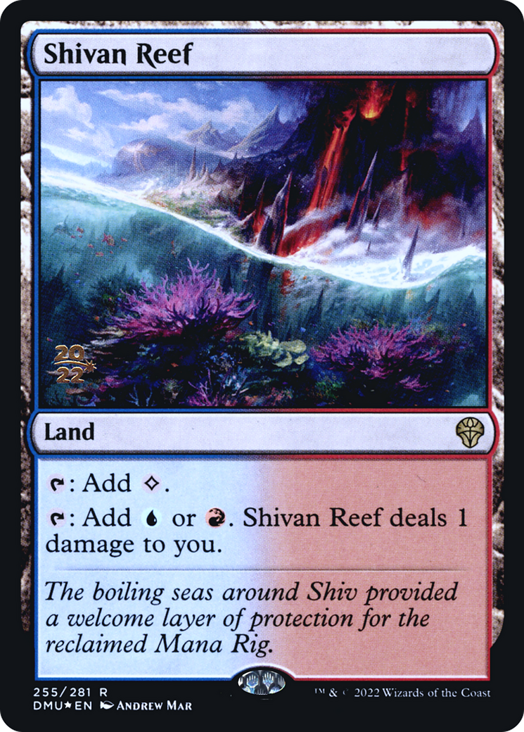 Image of Shivan Reef [Dominaria United Prerelease Promos]