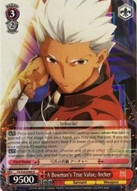 Image of A Bowman's True Value, Archer (FS/S34-E060 R) [Fate/Stay Night [Unlimited Blade Works]]