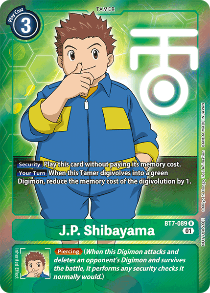 Image of J.P. Shibayama [BT7-089] (Alternative Art - Box Topper) [Next Adventure]