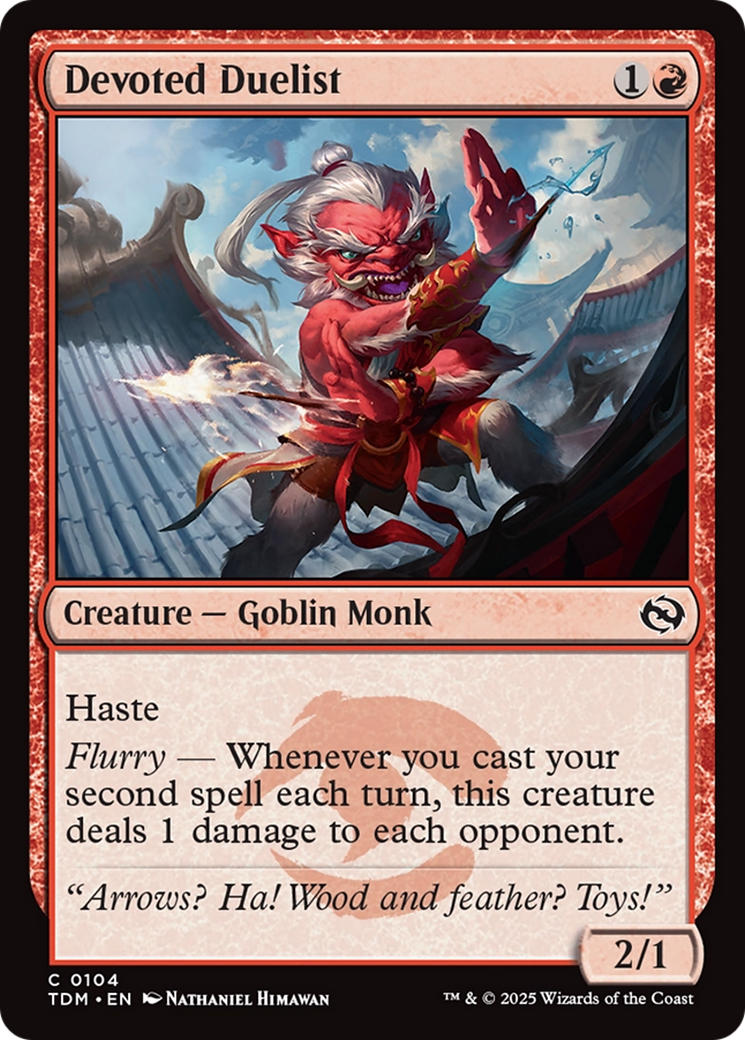 Image of Devoted Duelist [Tarkir: Dragonstorm]