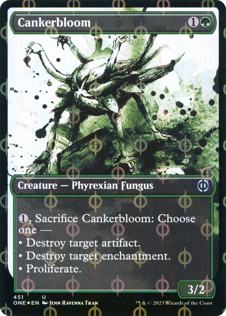 Image of Cankerbloom (Showcase Ichor Step-and-Compleat Foil) [Phyrexia: All Will Be One]