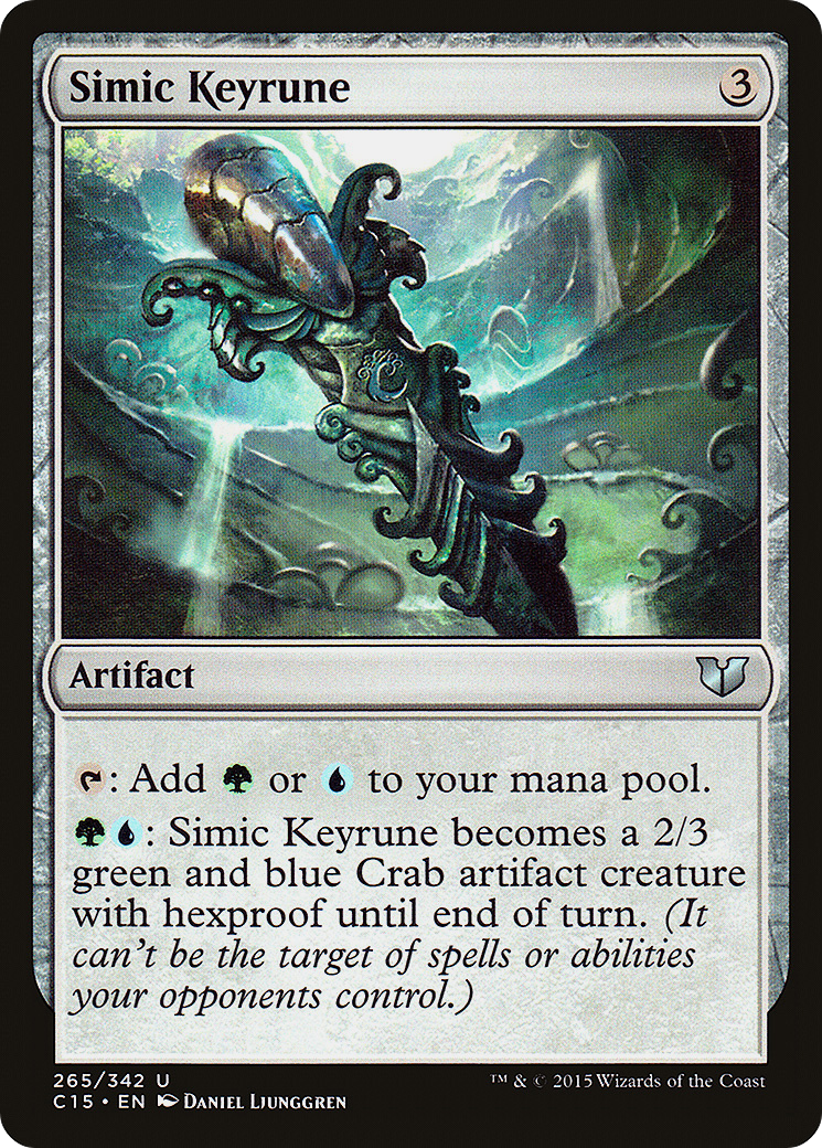 Image of Simic Keyrune [Commander 2015]