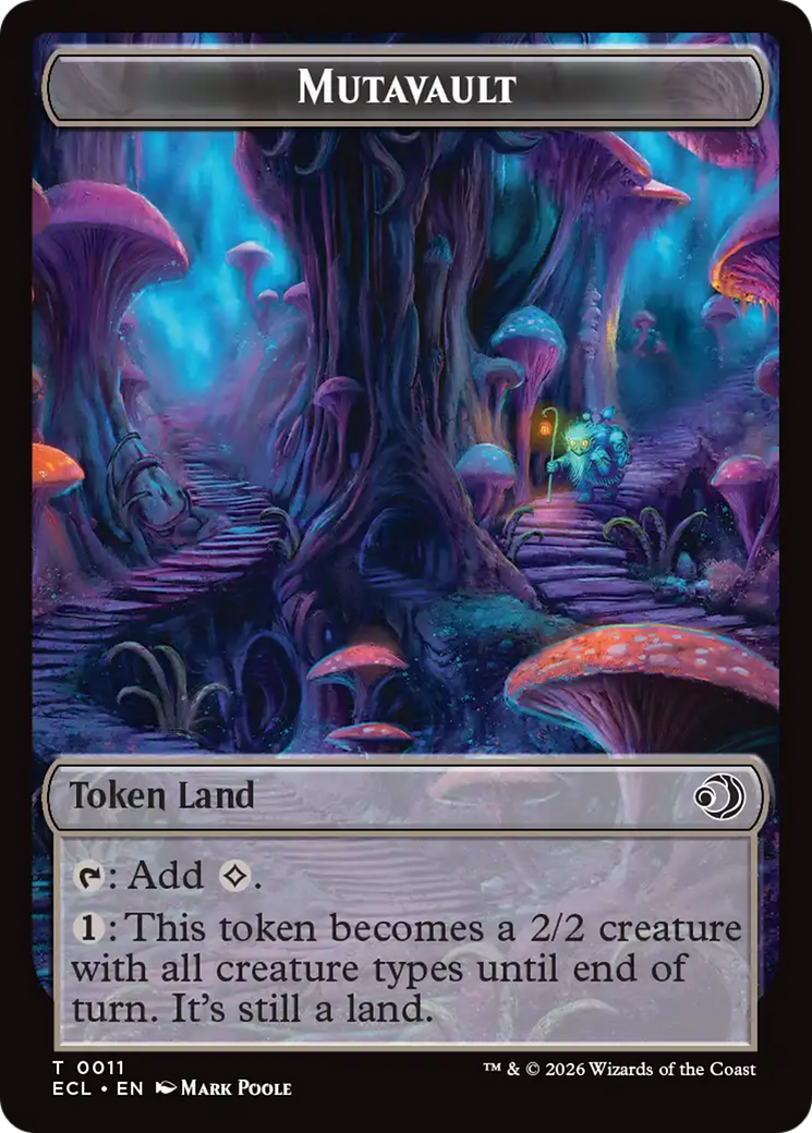 Image of Elk // Mutavault Double-Sided Token [Lorwyn Eclipsed Tokens]