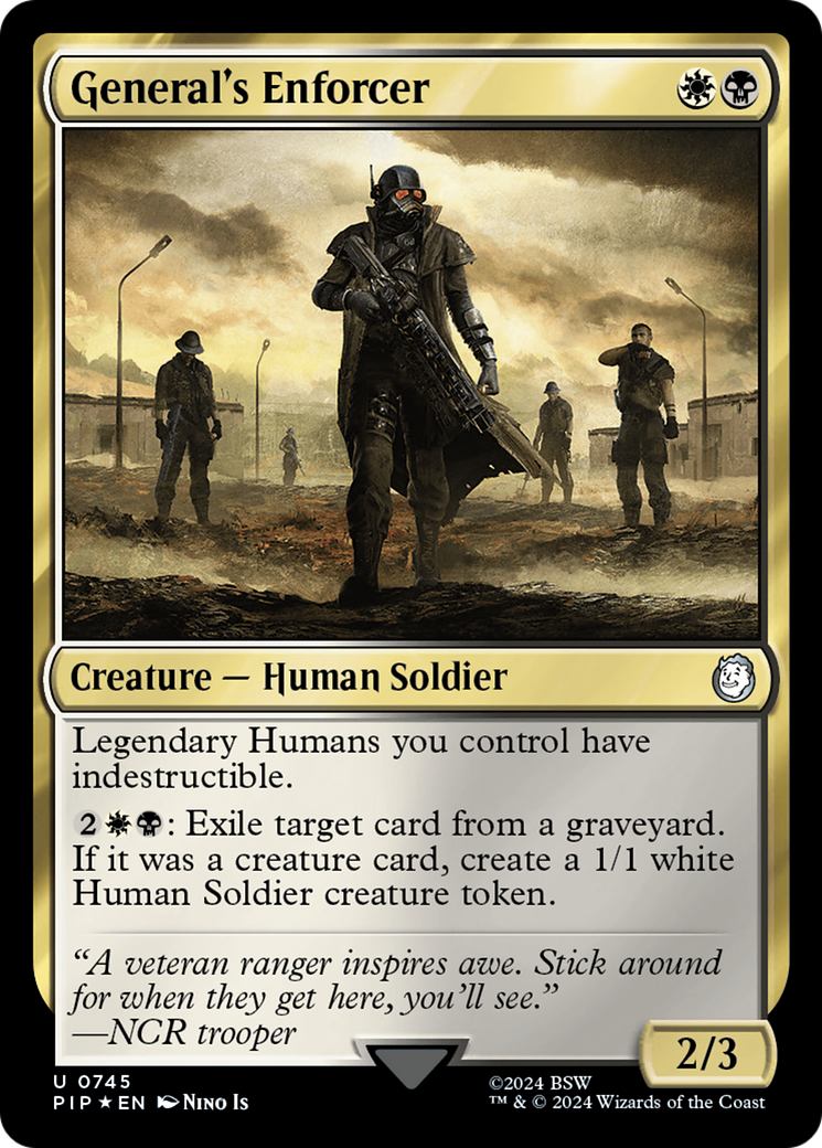 Image of General's Enforcer (Surge Foil) [Fallout]