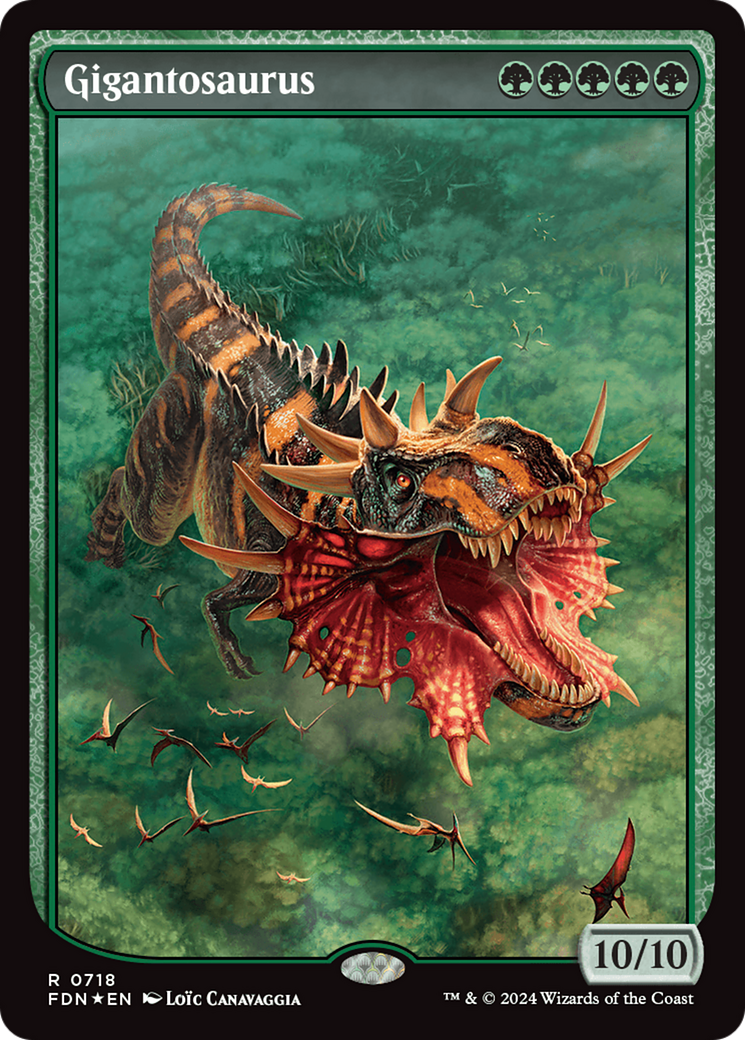 Image of Gigantosaurus (Full Art) [Foundations]