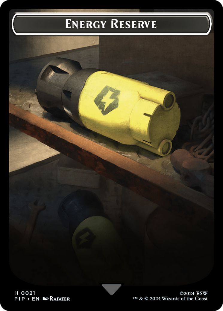 Image of Energy Reserve // Settlement Double-Sided Token [Fallout Tokens]