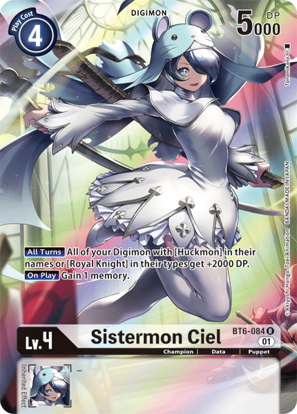 Image of Sistermon Ciel [BT6-084] (Alternate Art) [Double Diamond]