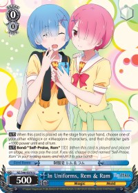 Image of In Uniforms, Rem & Ram (RZ/S46-E070 U) [Re:ZERO]