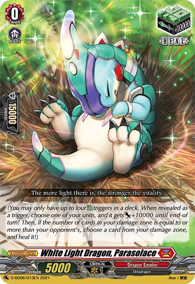 Image of White Light Dragon, Parasolace (D-SD06/013EN) [Mirei Minae: Sealed Blaze Maiden]