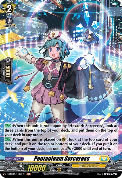 Image of Pentagleam Sorceress (D-BT01/H32EN) [Genesis of the Five Greats]