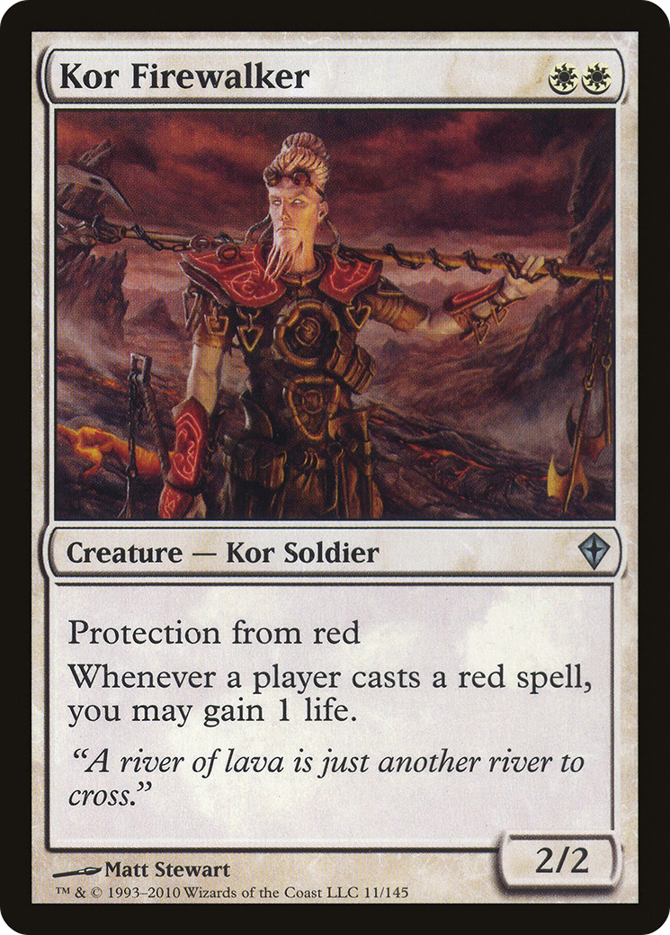 Image of Kor Firewalker [Worldwake]