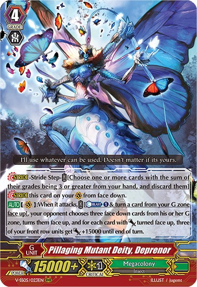 Image of Pillaging Mutant Deity, Deprenor (V-SS05/023EN) [Premium Collection 2020]