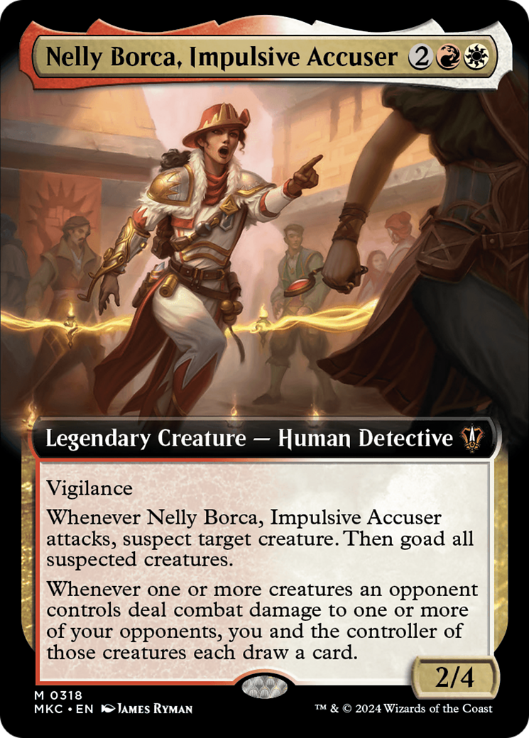 Image of Nelly Borca, Impulsive Accuser (Extended Art) [Murders at Karlov Manor Commander]