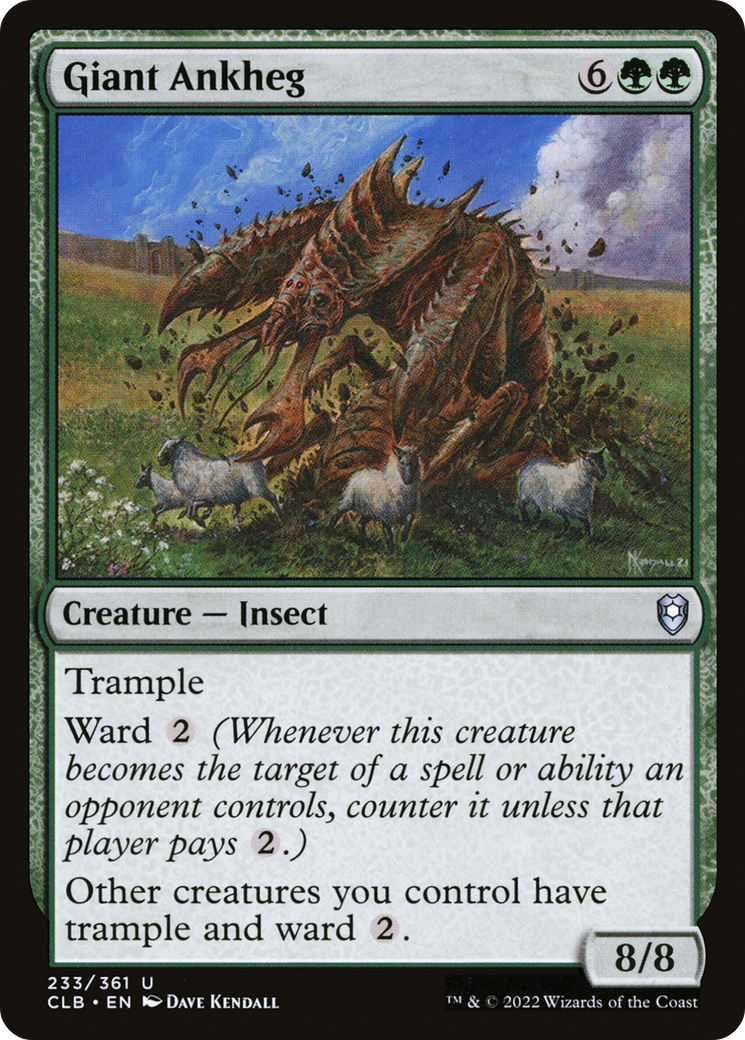 Image of Giant Ankheg [Commander Legends: Battle for Baldur's Gate]