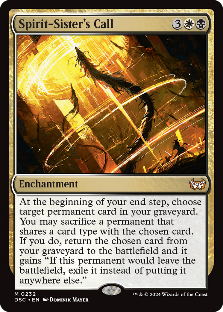 Image of Spirit-Sister's Call [Duskmourn: House of Horror Commander]