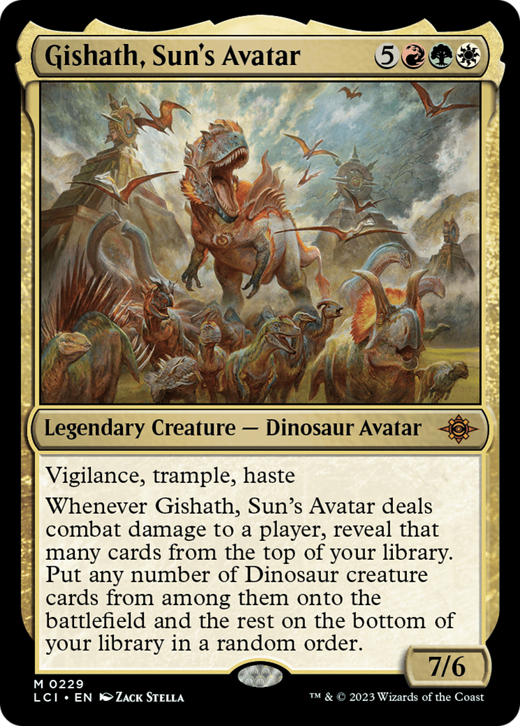 Image of Gishath, Sun's Avatar [The Lost Caverns of Ixalan]