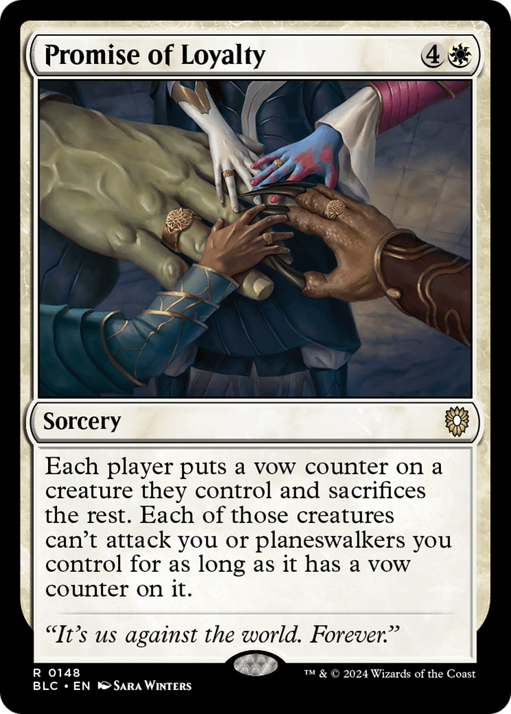 Image of Promise of Loyalty [Bloomburrow Commander]